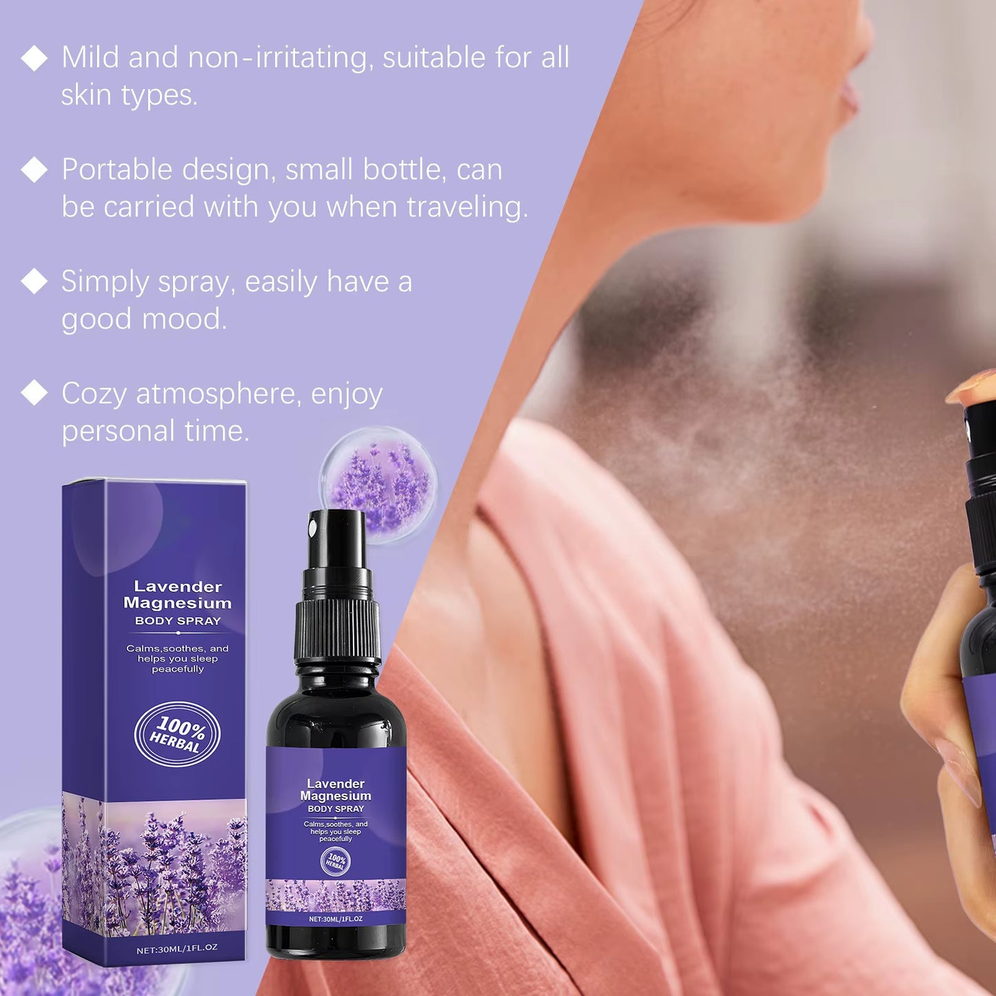 Lavender Sleep and Calming Spray (30Ml)