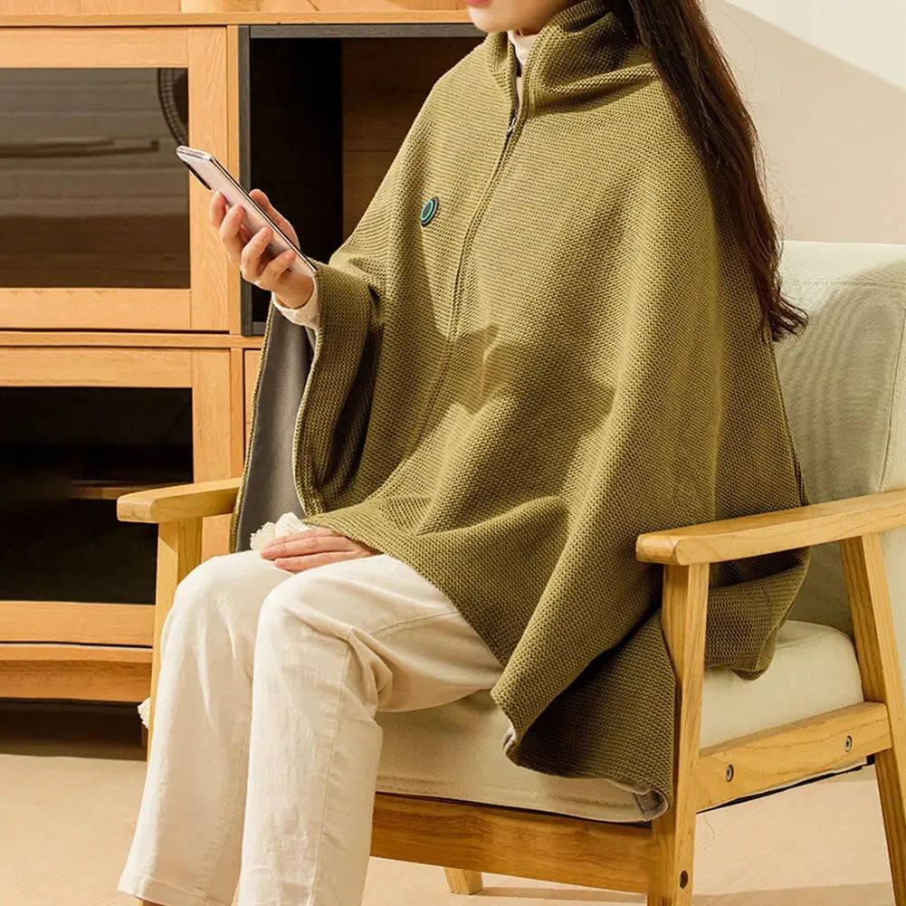 USB Heated Blanket Shawl