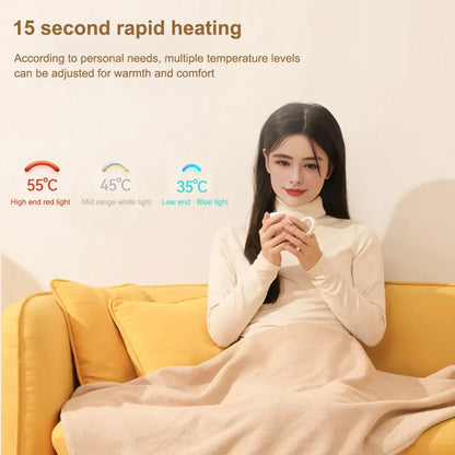 USB Heated Blanket Shawl