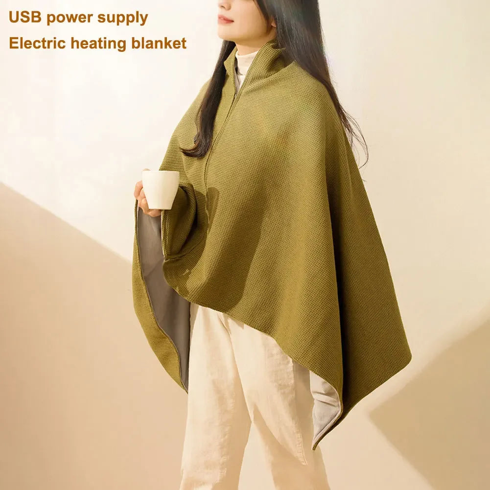 USB Heated Blanket Shawl